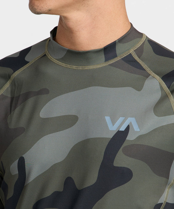 RVCA メンズ RVCA RASHGUARD LS 長袖ラッシュガード 【2026年秋冬モデル】 CAM / XL