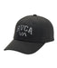 RVCA メンズ ROUND CURB SNAP BACK キャップ 【2026年秋冬モデル】 BLK / F