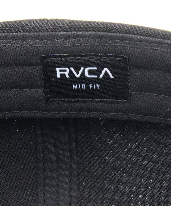 RVCA メンズ ROUND CURB SNAP BACK キャップ 【2026年秋冬モデル】 BLK / F
