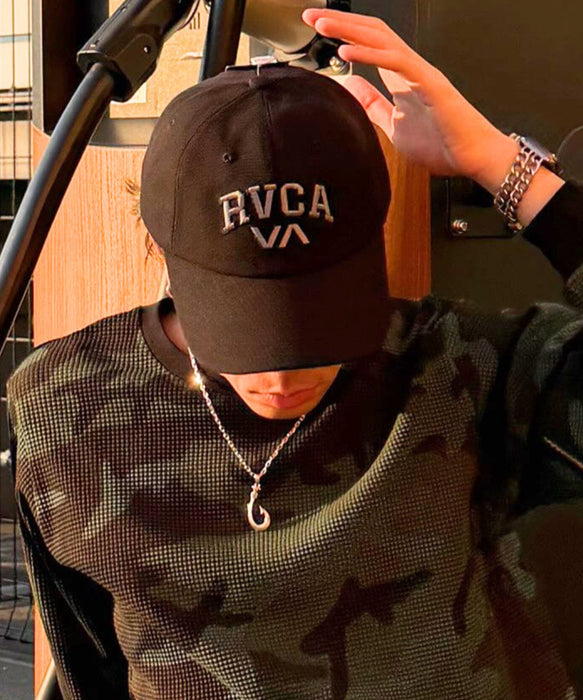 RVCA メンズ ROUND CURB SNAP BACK キャップ 【2026年秋冬モデル】