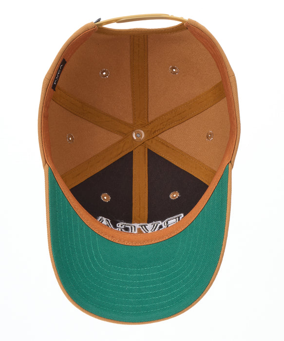 RVCA メンズ ROUND CURB SNAP BACK キャップ 【2026年秋冬モデル】 MOC / F