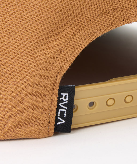 RVCA メンズ ROUND CURB SNAP BACK キャップ 【2026年秋冬モデル】 MOC / F