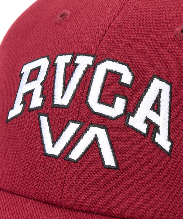 RVCA メンズ ROUND CURB SNAP BACK キャップ 【2026年秋冬モデル】 RED / F