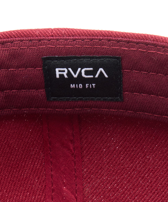 RVCA メンズ ROUND CURB SNAP BACK キャップ 【2026年秋冬モデル】 RED / F