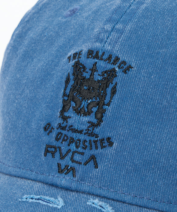 RVCA メンズ EMBLEM CUSTOM CAP キャップ 【2026年秋冬モデル】 BLU / F