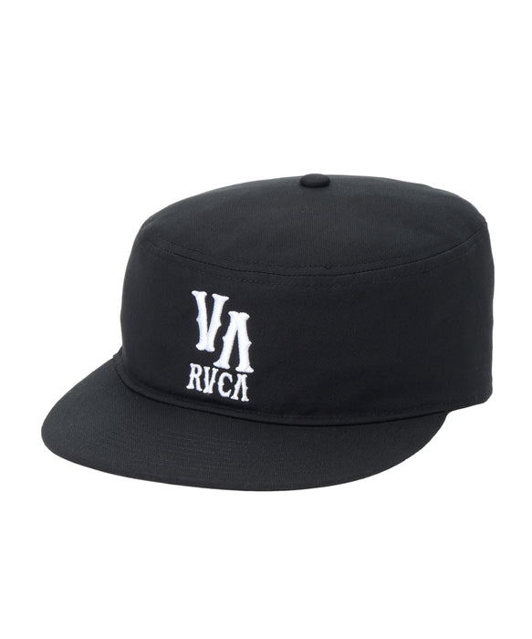 RVCA メンズ VA PILLBOX SNAP BACK キャップ 【2026年秋冬モデル】 BLK / F
