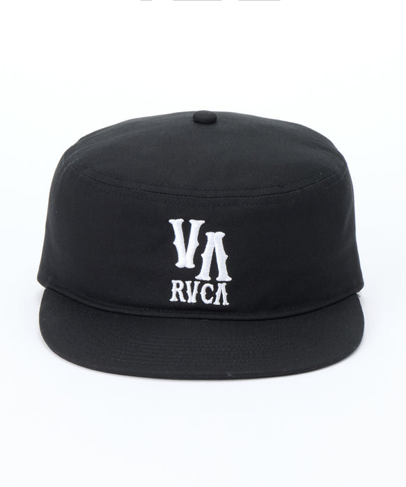 RVCA メンズ VA PILLBOX SNAP BACK キャップ 【2026年秋冬モデル】 BLK / F