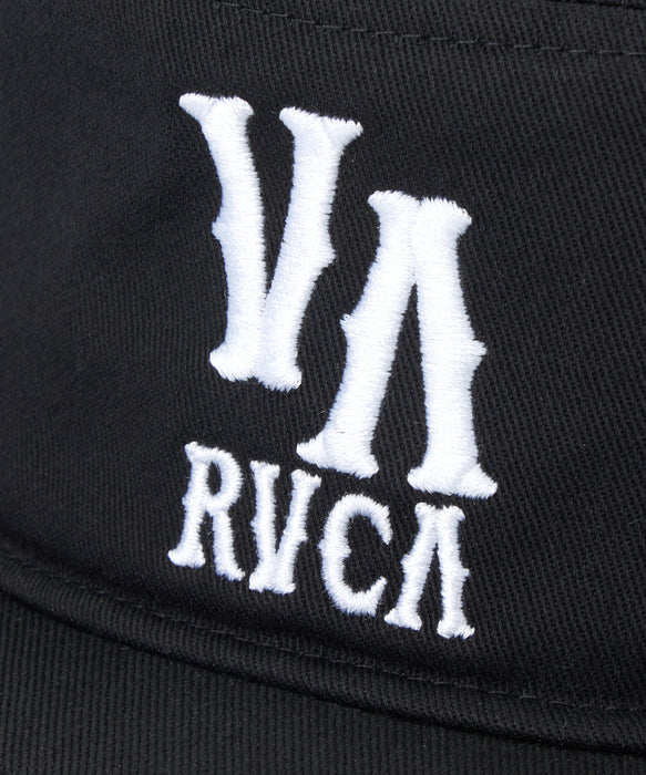 RVCA メンズ VA PILLBOX SNAP BACK キャップ 【2026年秋冬モデル】 BLK / F