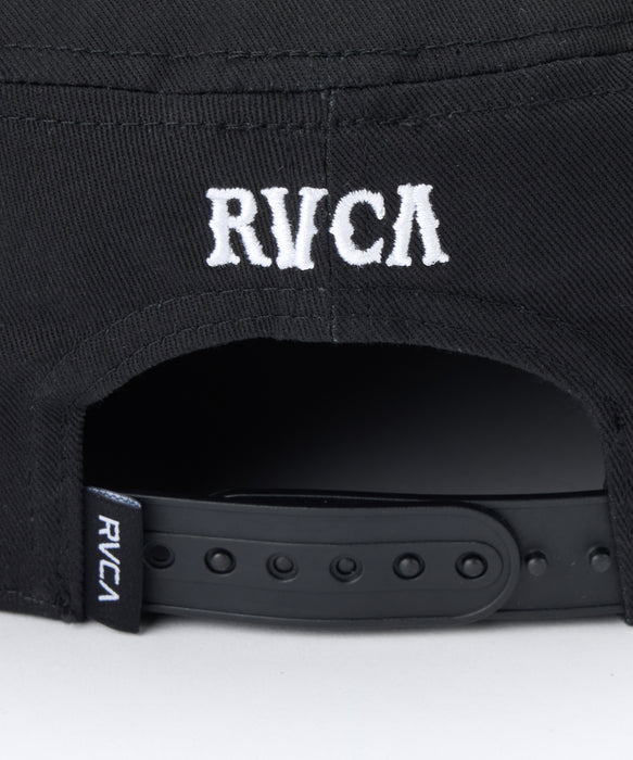 RVCA メンズ VA PILLBOX SNAP BACK キャップ 【2026年秋冬モデル】 BLK / F