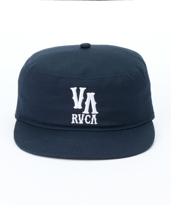 RVCA メンズ VA PILLBOX SNAP BACK キャップ 【2026年秋冬モデル】 NVY / F