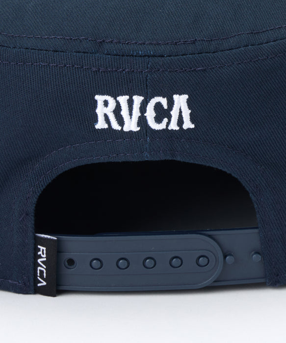 RVCA メンズ VA PILLBOX SNAP BACK キャップ 【2026年秋冬モデル】 NVY / F