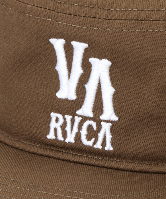RVCA メンズ VA PILLBOX SNAP BACK キャップ 【2026年秋冬モデル】 OLV / F