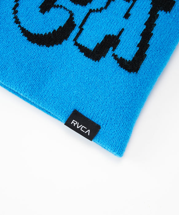 RVCA メンズ JQ SINGLE BEANIE ビーニー 【2026年秋冬モデル】 BLU / F