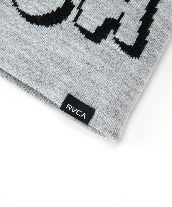 RVCA メンズ JQ SINGLE BEANIE ビーニー 【2026年秋冬モデル】 GRY / F