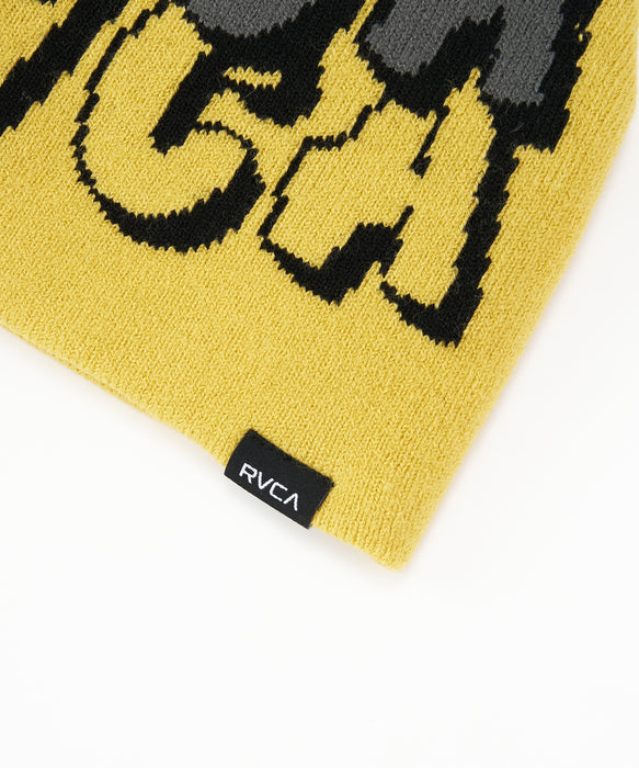 RVCA メンズ JQ SINGLE BEANIE ビーニー 【2026年秋冬モデル】 YLW / F