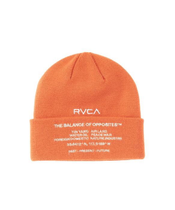 RVCA メンズ SIGNAL BEANIE ビーニー 【2026年秋冬モデル】 ORG / F