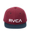 RVCA メンズ RVCA TWILL SNAPBACKⅡ キャップ 【2026年秋冬モデル】 RED / F