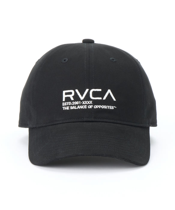 RVCA メンズ BALANCE CREST CAP キャップ 【2026年秋冬モデル】 BLK / F