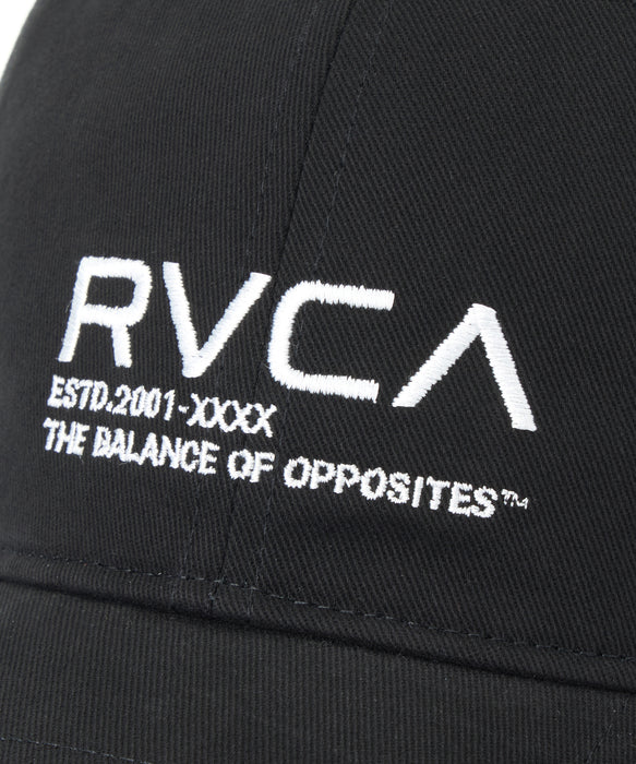 RVCA メンズ BALANCE CREST CAP キャップ 【2026年秋冬モデル】 BLK / F