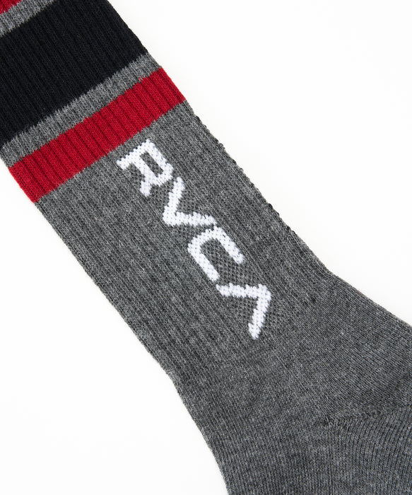 RVCA メンズ BALANCE SOX ソックス 【2026年秋冬モデル】 GRY / F