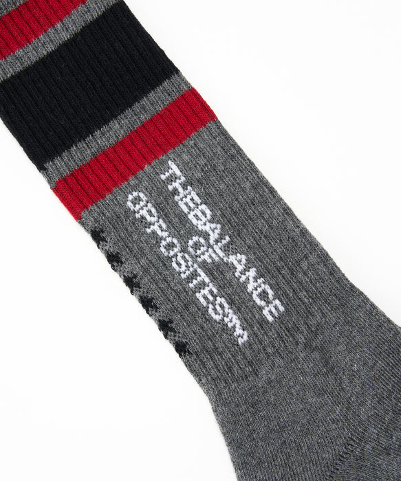 RVCA メンズ BALANCE SOX ソックス 【2026年秋冬モデル】 GRY / F