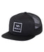 RVCA メンズ VA ALL THE WAY TRUCKER キャップ 【2026年秋冬モデル】 BLK / F