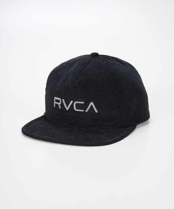 RVCA メンズ BIG RVCA CORD SNAPBACK キャップ 【2026年秋冬モデル】 BLK / F