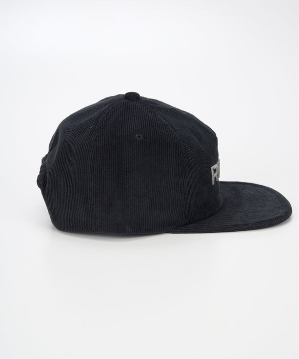 RVCA メンズ BIG RVCA CORD SNAPBACK キャップ 【2026年秋冬モデル】 BLK / F