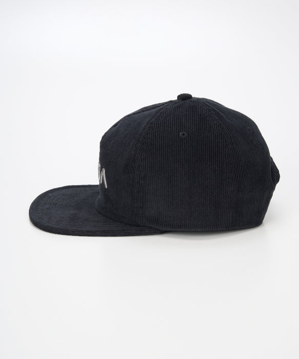 RVCA メンズ BIG RVCA CORD SNAPBACK キャップ 【2026年秋冬モデル】 BLK / F