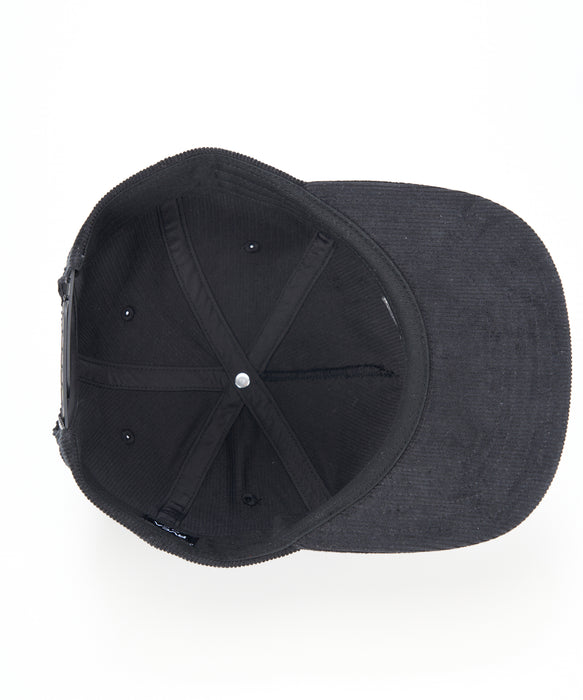 RVCA メンズ BIG RVCA CORD SNAPBACK キャップ 【2026年秋冬モデル】 BLK / F
