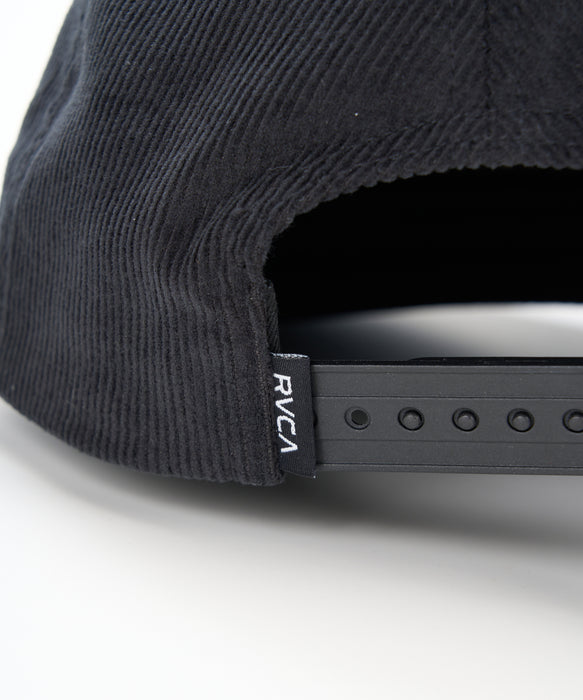 RVCA メンズ BIG RVCA CORD SNAPBACK キャップ 【2026年秋冬モデル】 BLK / F