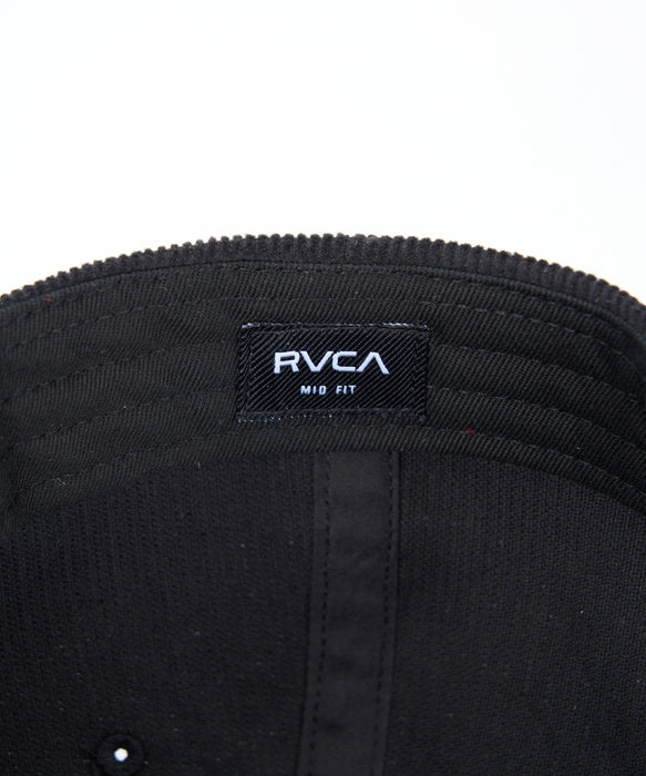 RVCA メンズ BIG RVCA CORD SNAPBACK キャップ 【2026年秋冬モデル】 BLK / F