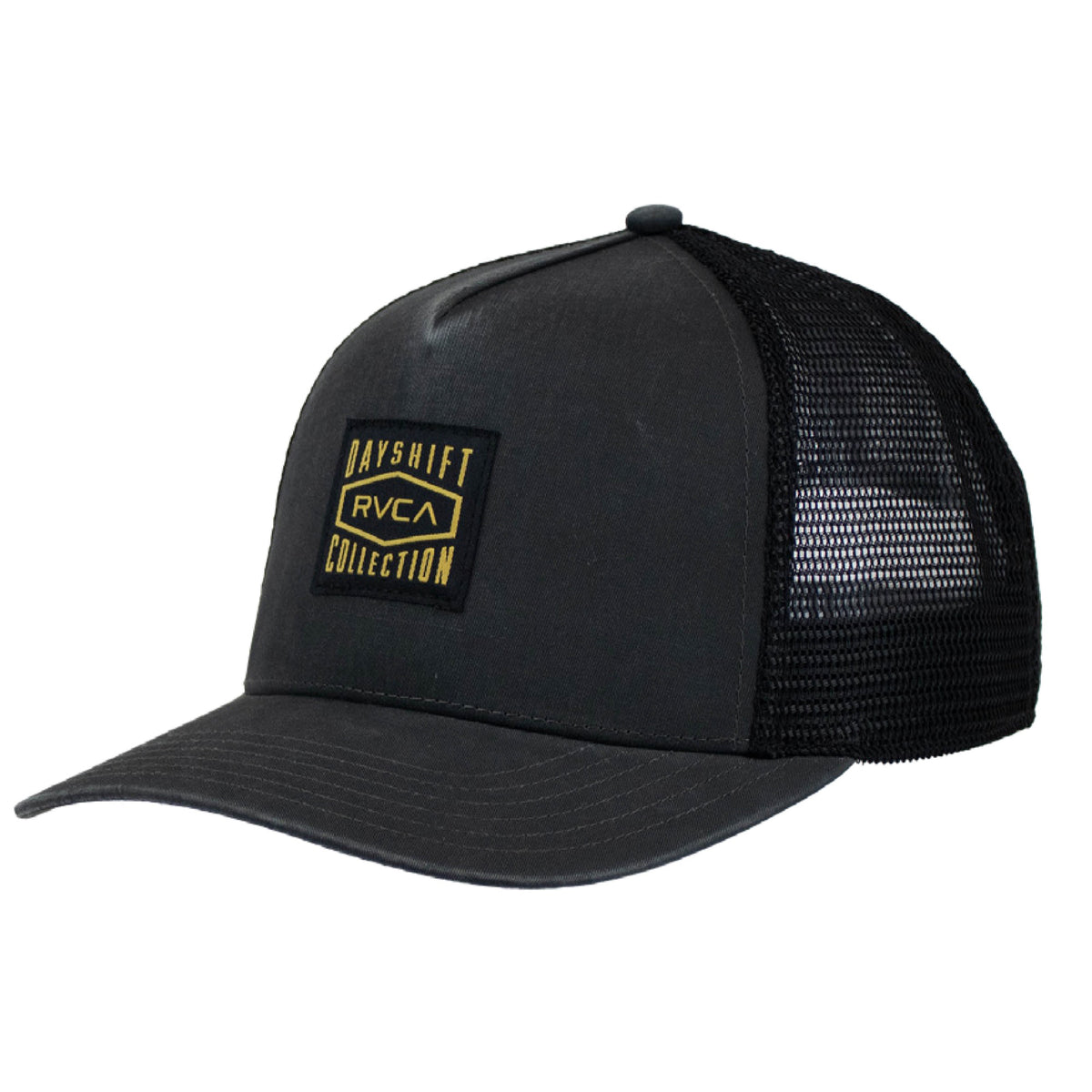 RVCA メンズ DAYSHIFT WAXED CANVAS TRUCKER キャップ 【2026年秋冬