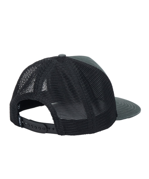 RVCA メンズ DAYSHIFT WAXED CANVAS TRUCKER キャップ 【2026年秋冬モデル】 BLK / F