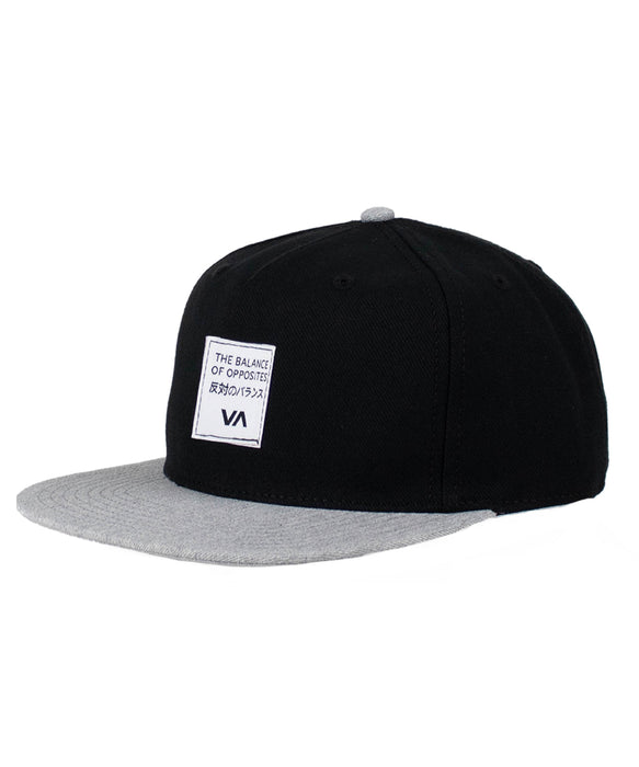 RVCA メンズ FOREIGN SNAPBACK キャップ 【2026年秋冬モデル】 BLK / F