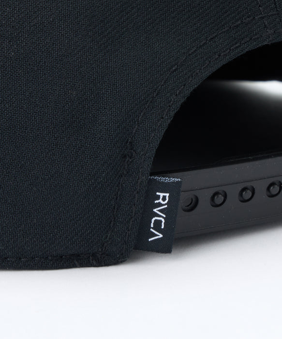 RVCA メンズ FOREIGN SNAPBACK キャップ 【2026年秋冬モデル】 BLK / F