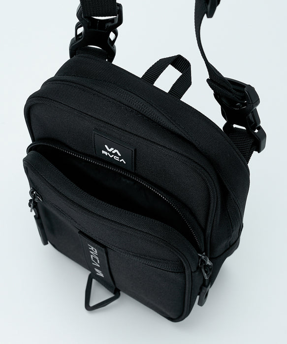 RVCA メンズ UTILITY POUCH CROSSBODY BAG ショルダーバッグ 【2026年秋冬モデル】 BLK / F