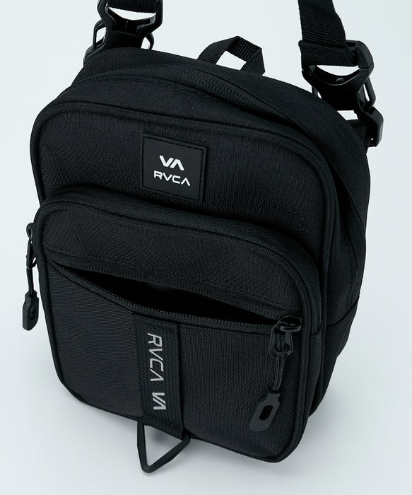 RVCA メンズ UTILITY POUCH CROSSBODY BAG ショルダーバッグ 【2026年秋冬モデル】 BLK / F
