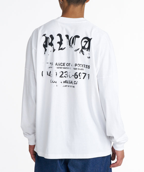 【直営店限定】RVCA メンズ BIG PRESS LT ロンT 【2026年秋冬モデル】