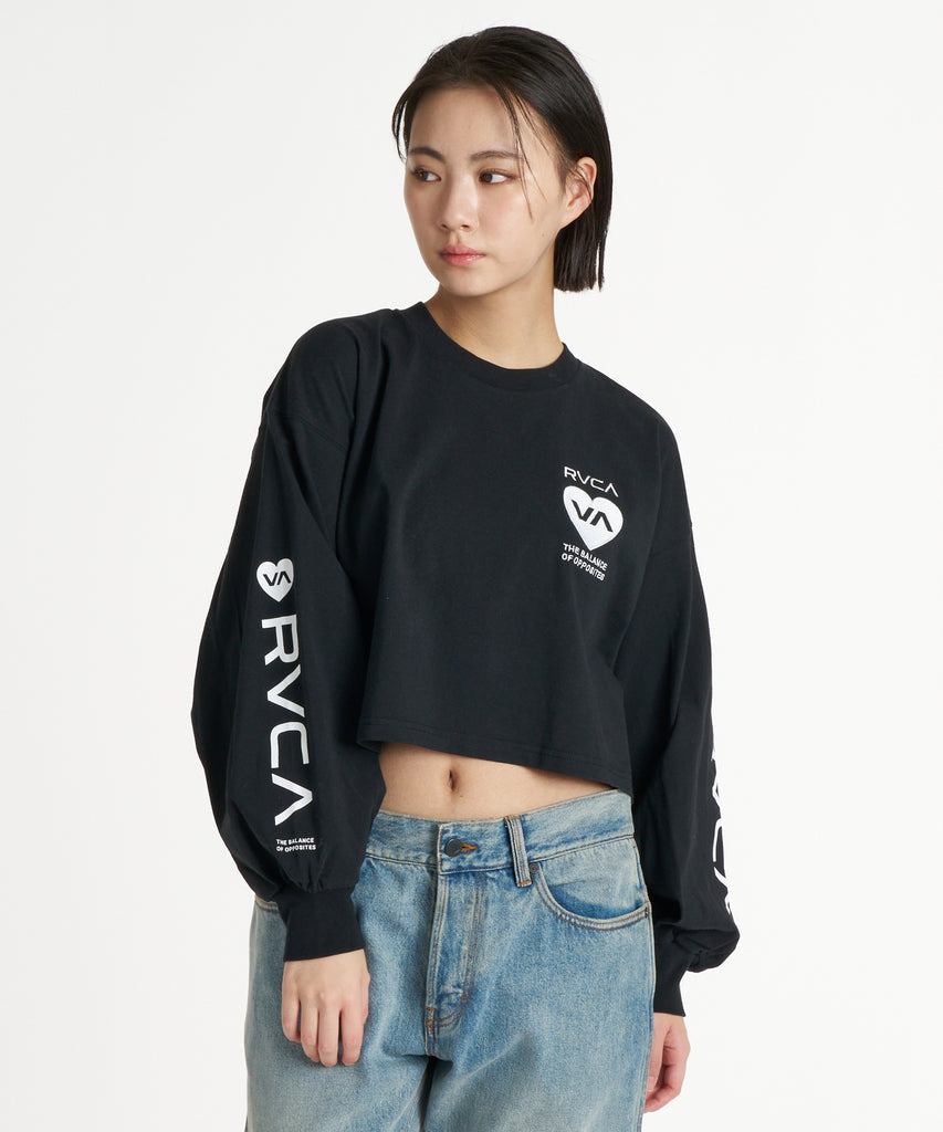 SALE】RVCA ウィメンズ HYKE CROPPED LONG TEE ロンT 【2026年春夏モデル】