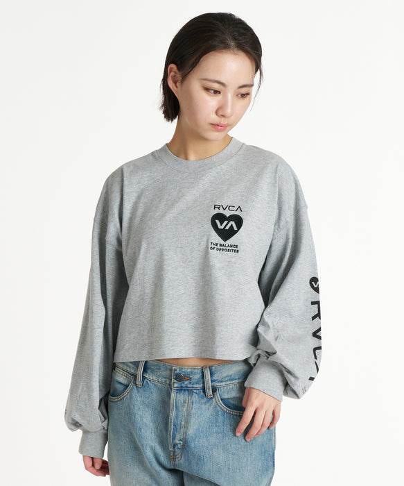 SALE】RVCA ウィメンズ HYKE CROPPED LONG TEE ロンT 【2026年春夏モデル】