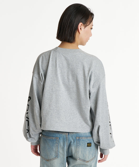 SALE】RVCA ウィメンズ HYKE CROPPED LONG TEE ロンT 【2026年春夏モデル】