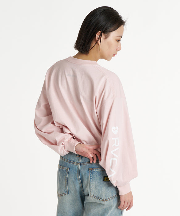 【SALE】RVCA ウィメンズ HYKE CROPPED LONG TEE ロンT 【2026年春夏モデル】
