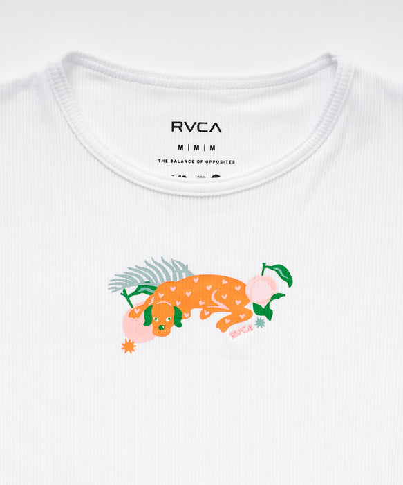 RVCA ウィメンズ PEACH BABY RIB TEE Tシャツ 【2026年春夏モデル】