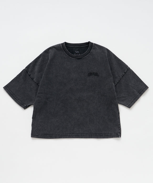 RVCA ウィメンズ ARCH LOGO CROPPED ST Tシャツ 【2026年春夏モデル】
