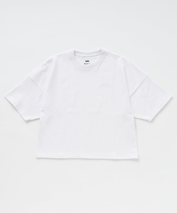 RVCA ウィメンズ ARCH LOGO CROPPED ST Tシャツ 【2026年春夏モデル】