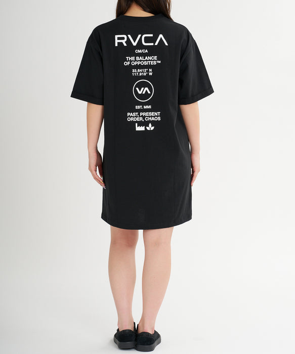RVCA ウィメンズ LOOSE FIT SS LOGO DRESS ワンピース 【2026年春夏モデル】