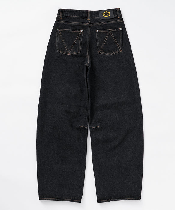 SALE】RVCA ウィメンズ RECESSION DENIM PANT デニムパンツ 【2026年春