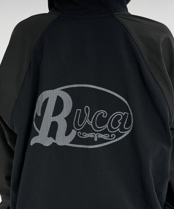 RVCA ウィメンズ DOLMAN SLEEVE WIDE ZIP HD ジップラッシュガード 【2026年春夏モデル】