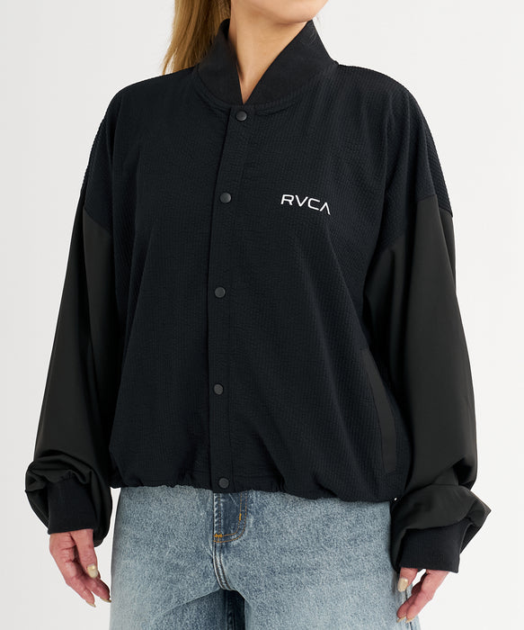 RVCA ウィメンズ SURF SNAP JKT 長袖ラッシュガード 【2026年春夏モデル】